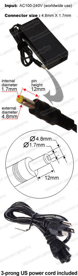 AC Power Adapter for ASUS Laptop