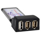 1-Port USB 2.0 & 2-Port FireWire ExpressCard/34 Adapter