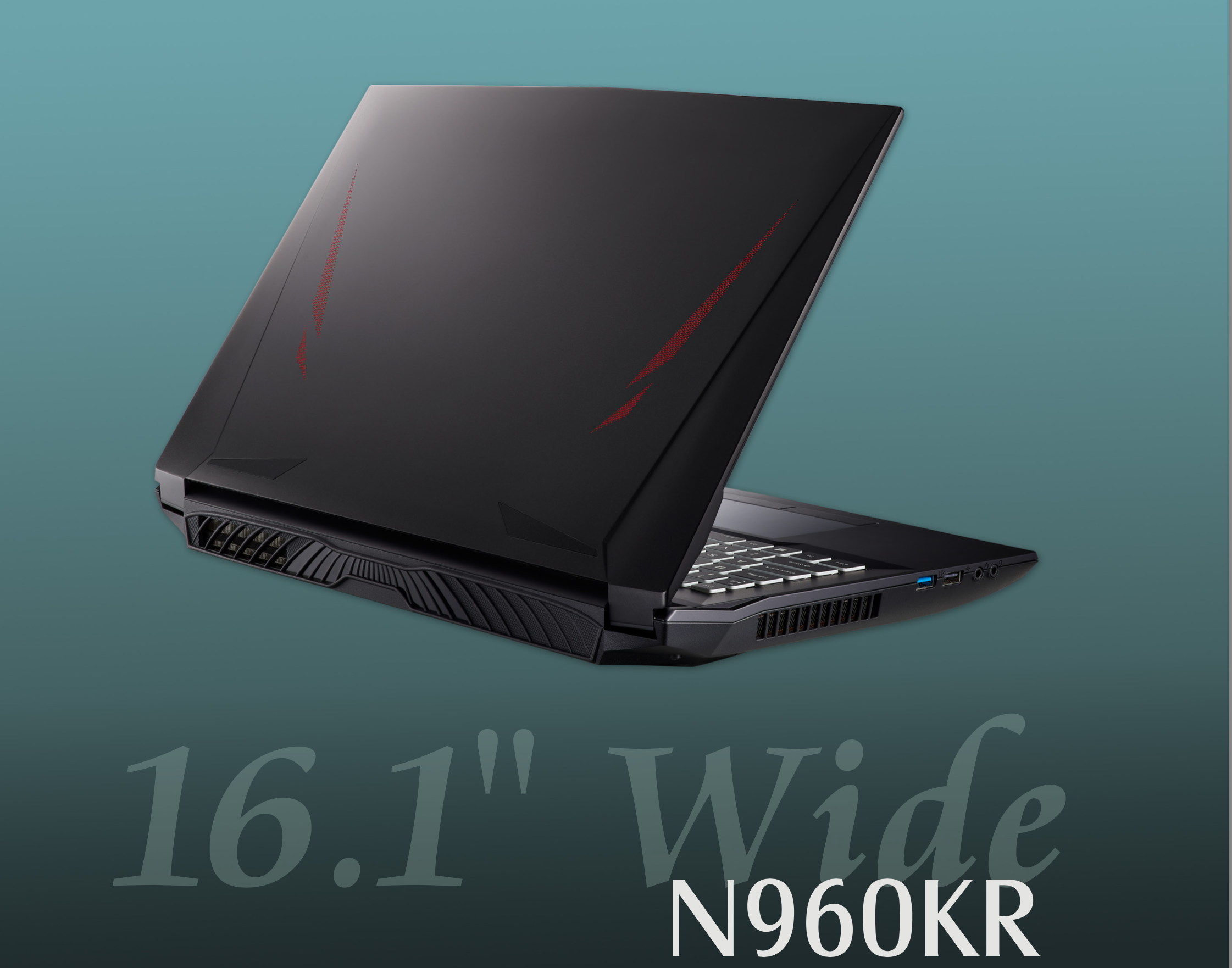 Cheap Gaming Laptop CLEVO N960KR with 8GB VRAM